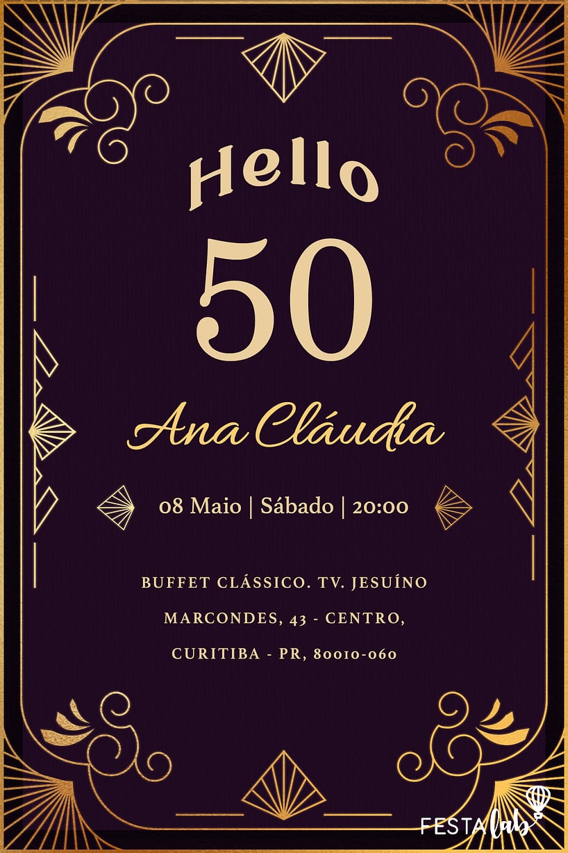 Como fazer convites de aniversário adulto?