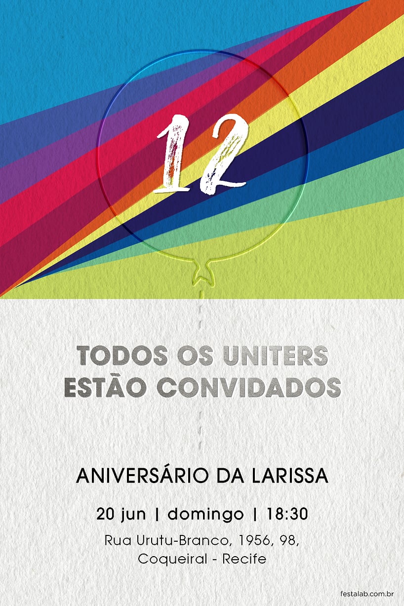 Modelo de Convite de Aniversario - Now United branco Criar convite de aniversário - Now United branco| FestaLab