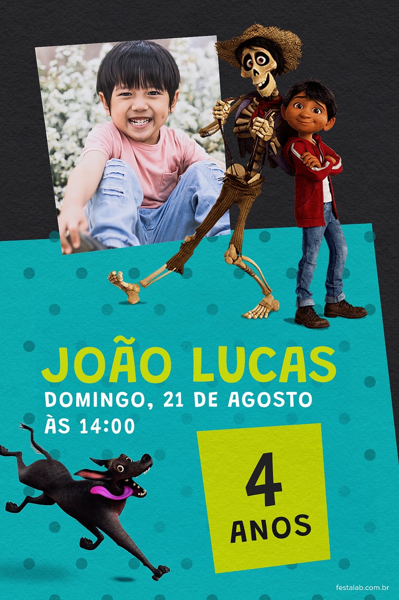 Modelo de Convite de Aniversario - Viva! A vida e uma festa Criar convite de aniversário - Viva! A vida é uma festa| FestaLab