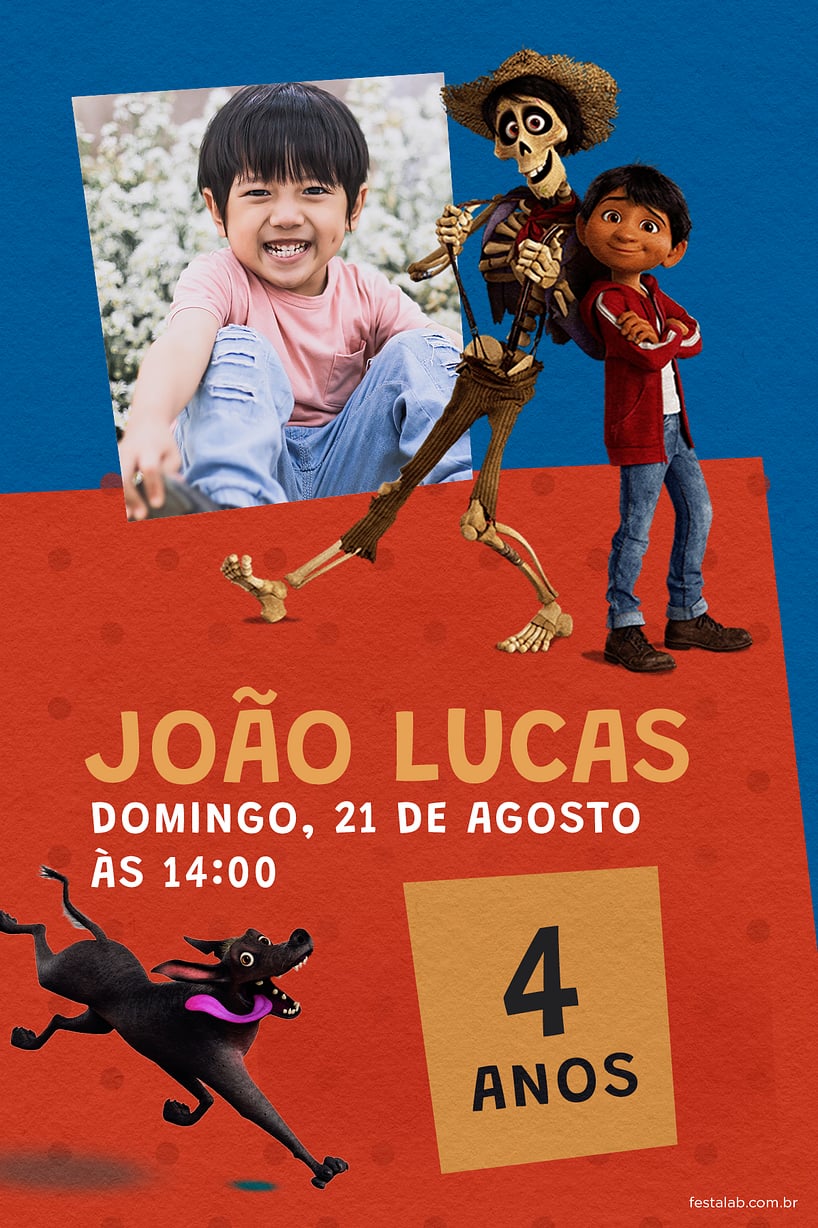 Modelo de Convite de Aniversario - Viva! A vida e uma festa: Vermelho Criar convite de aniversário - Viva! A vida é uma festa: Vermelho| FestaLab