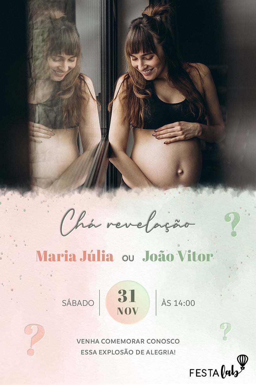 Como fazer convites de chá revelação?