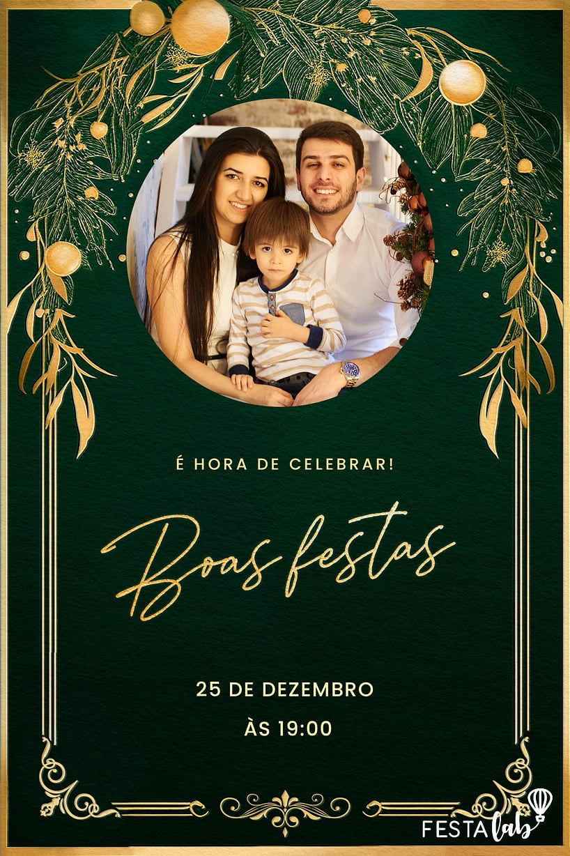 Modelo de Convite de Ocasioes especiais - Alegria Festiva Criar convite de Ocasiões especiais - Alegria Festiva| FestaLab