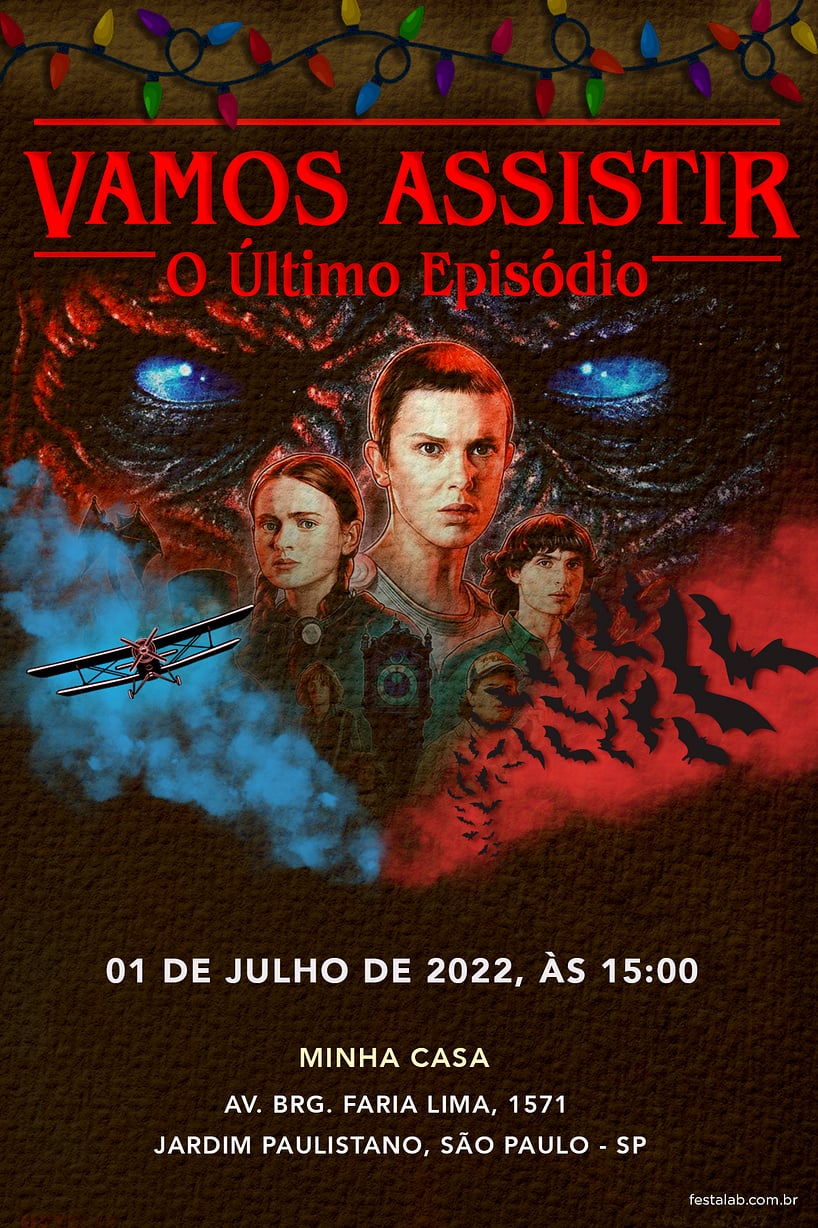 Modelo de Convite de Ocasioes especiais - Ultimo Episodio Criar convite de Ocasiões especiais - Ultimo Episódio| FestaLab