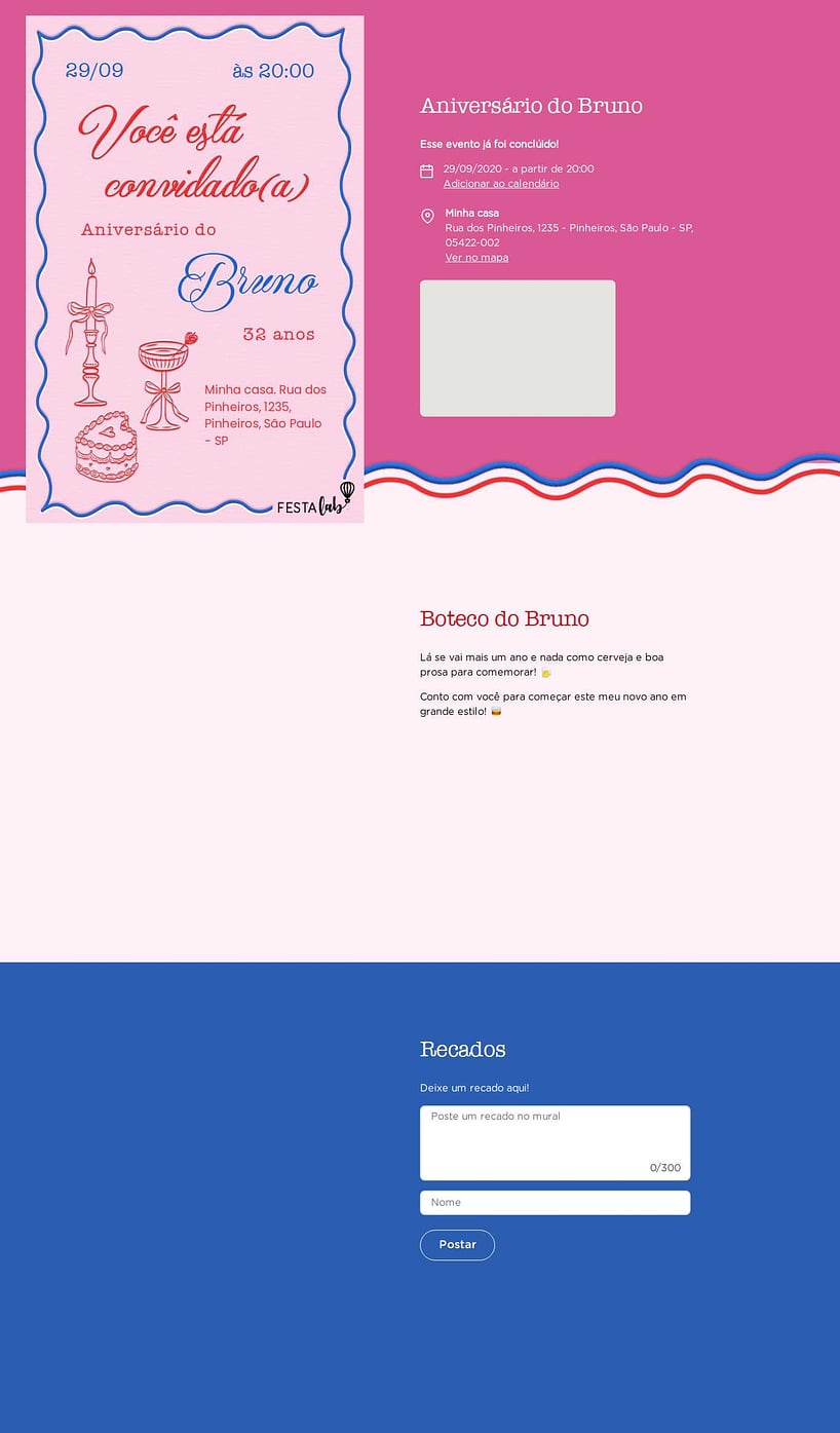 Vibe de Aniversario Adulto - aesthetic-rosa