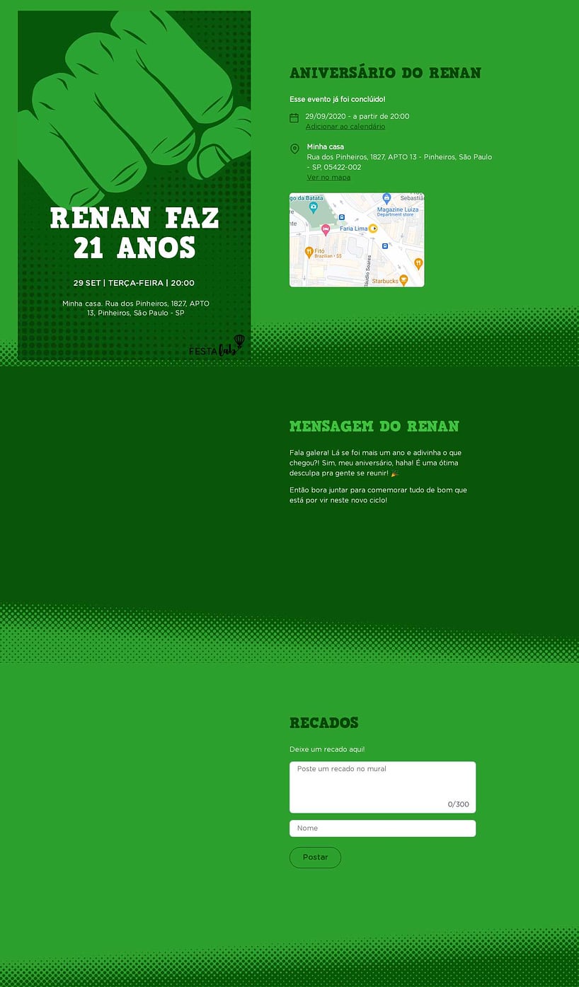 Convite online de aniversário - Hulk Smash| FestaLab