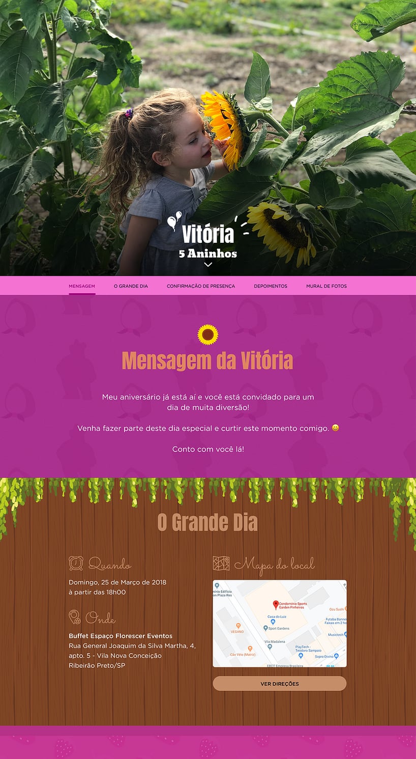 Convite online de aniversário - Masha e o Urso| FestaLab