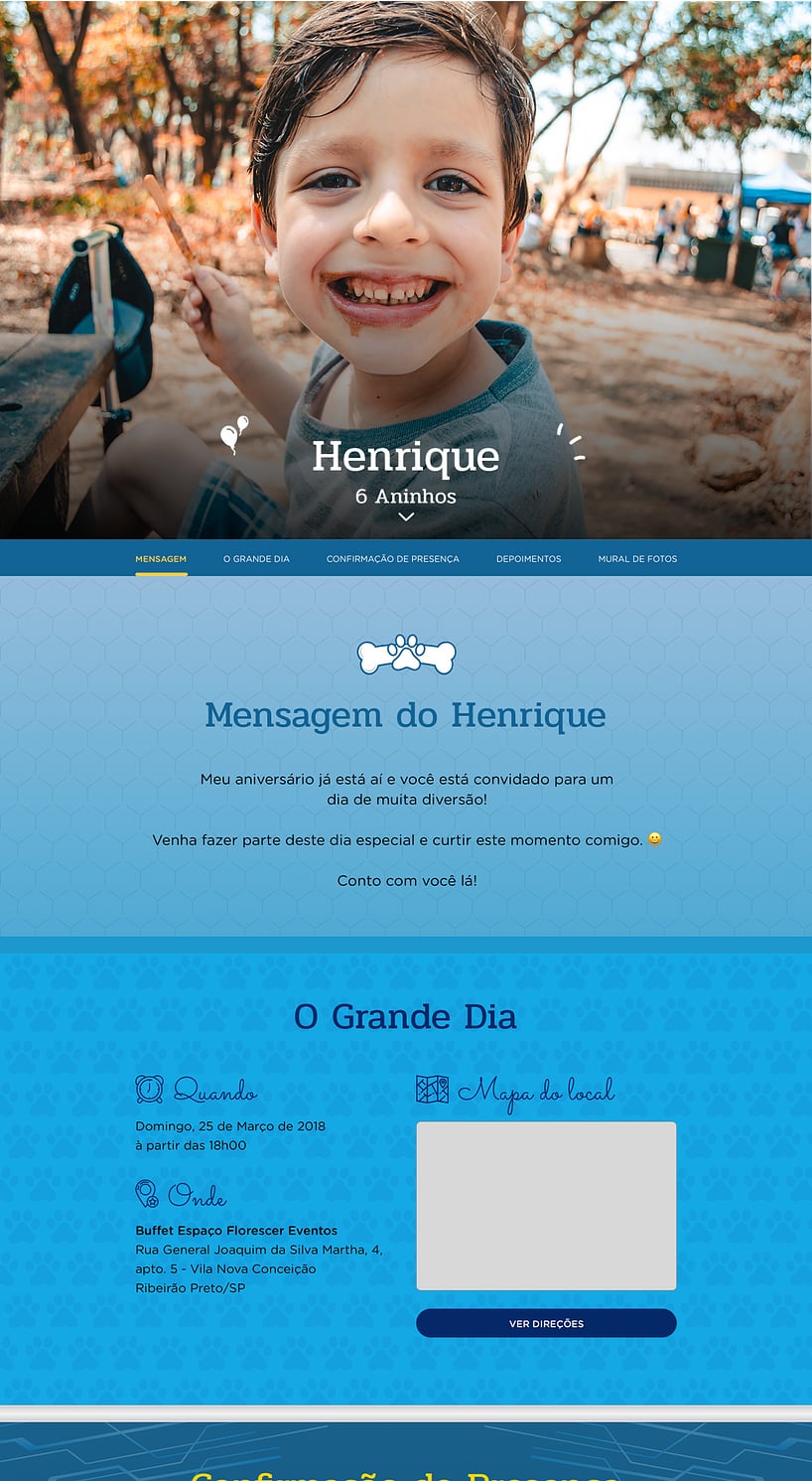 Convite online de aniversário - Patrulha Canina| FestaLab