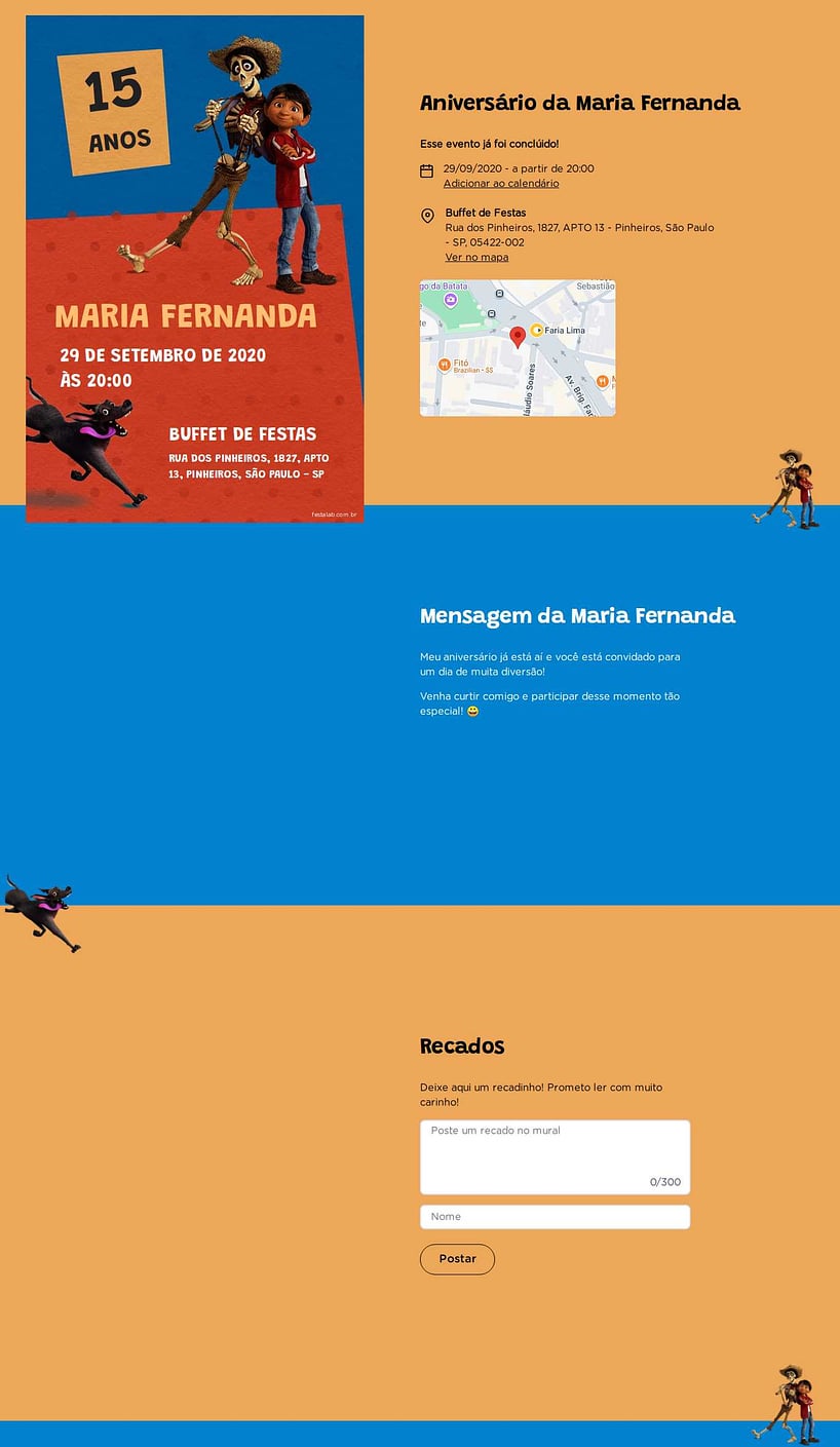 Convite online de aniversário - Viva! A vida é uma festa: Vermelho| FestaLab